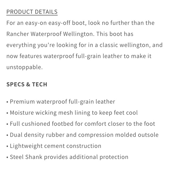 WOLVERINE men’s rancher boots - Picture 12 of 12